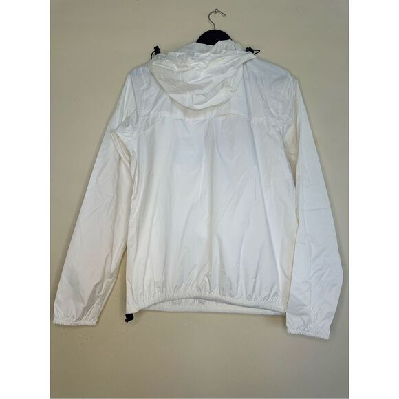 O8 White Half Zip Windbreaker Jacket Hampton All Star Size XS - Picture 7 of 7